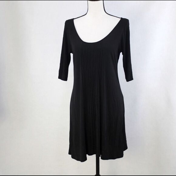 Eileen Fisher 100% silk 3/4 length sleeve sweater dress - Picture 1 of 5